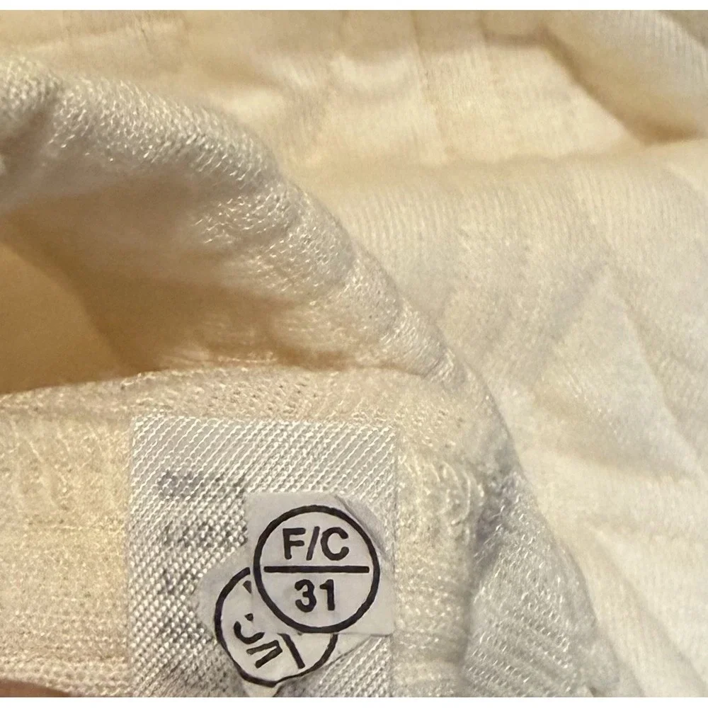Lou & Grey Quilted Sweatshirt Dress Large Ivory Cream Cozy Lounge Pullover